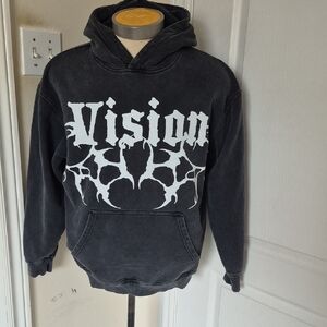 Vision Black Hoodie for Men